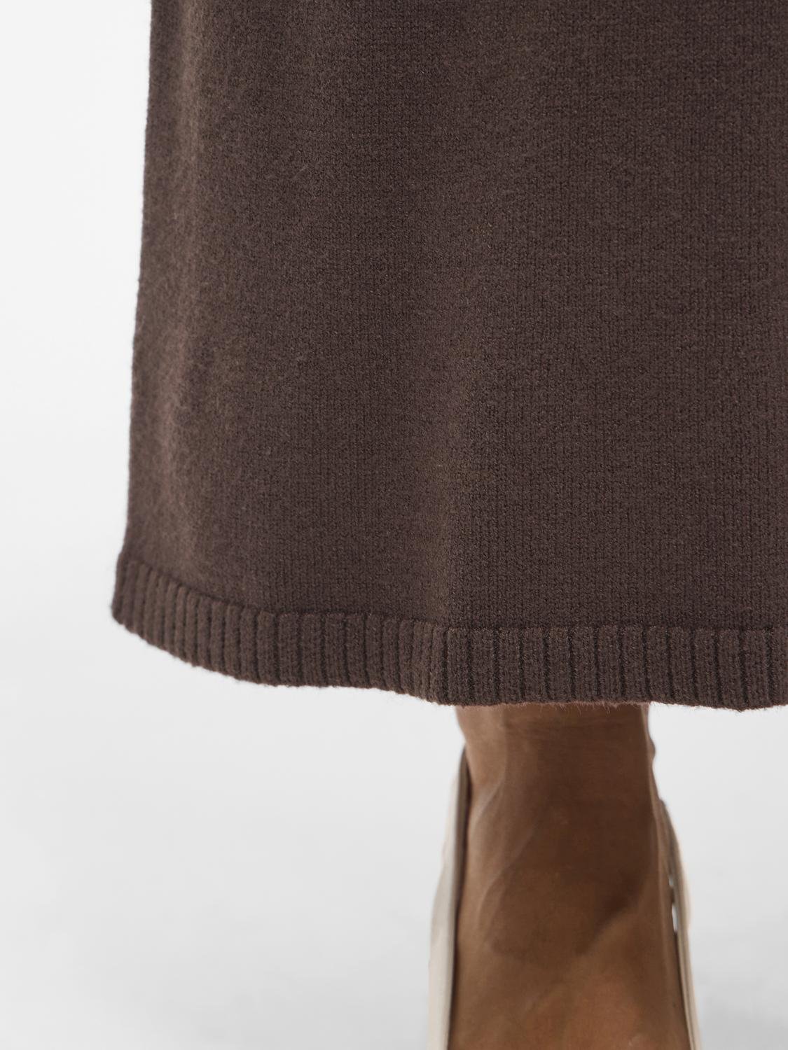 VIRIL Long Skirt - Coffee Bean - VERO MODA & VILA Bergvik